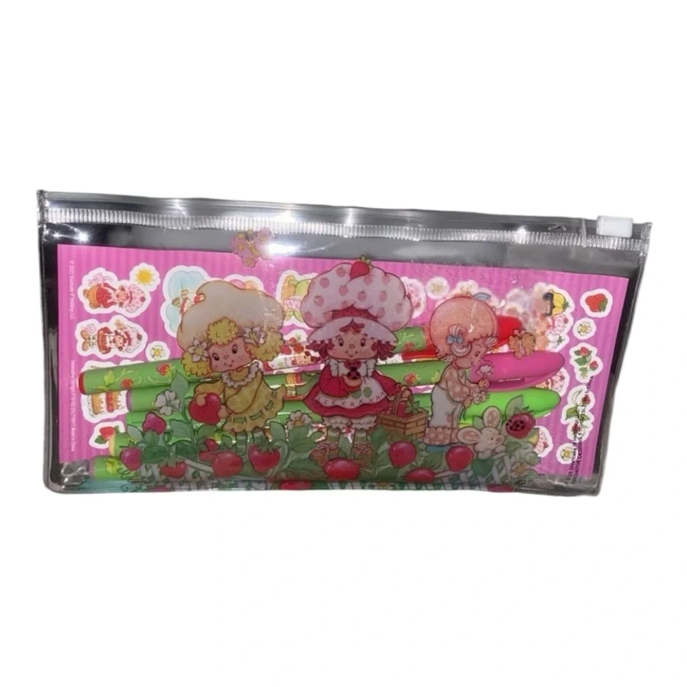 Strawberry Shortcake Pencil Makeup Case Set 🍓